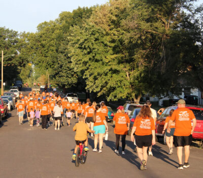 Start of walk 20 _ group from back 2